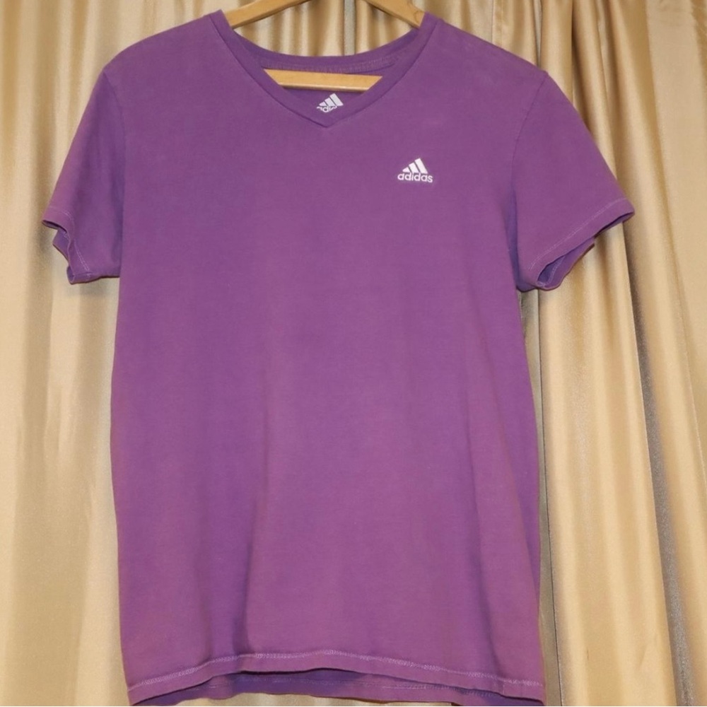Vintage purple adidas tee